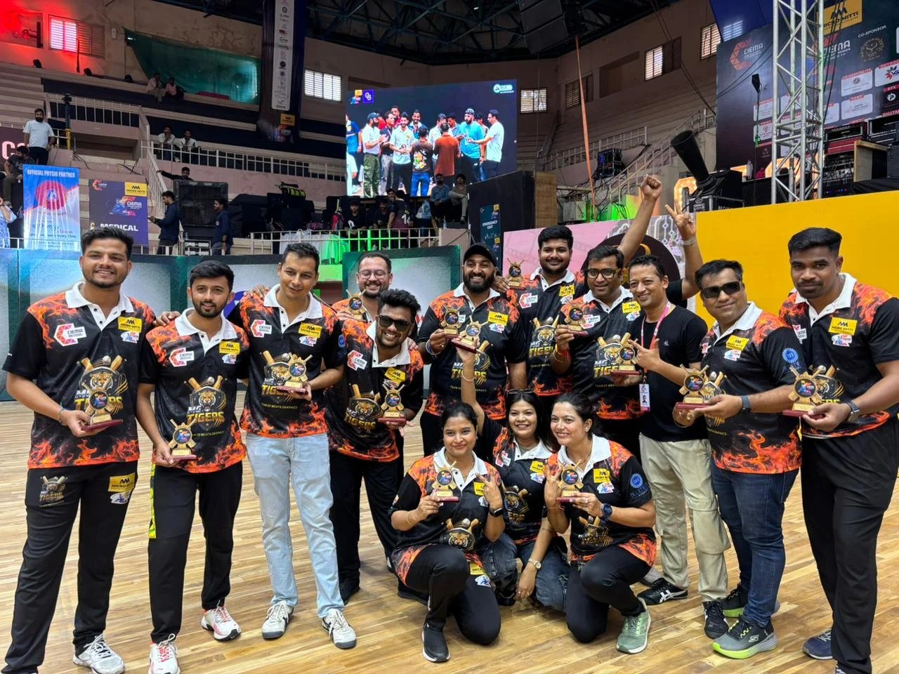 MG Tigers Team Celebrating Success